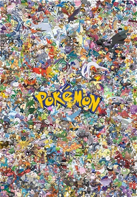 A large number of pokemon.